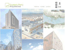 Tablet Screenshot of gperryarquitectos.com